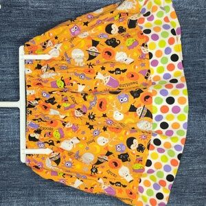 EUC handmade twirl skirt in adorable Halloween print